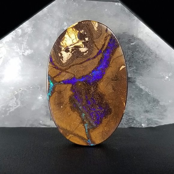 Australian Yowah Opal * 28.73 x 18.90 x 4.10mm * Double Sided boulder opal cab - Picture 12 of 13